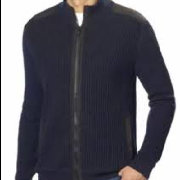 Calvin Klein men’s ribbed knit cardigan sweater. Size Medium - Picture 11 of 11
